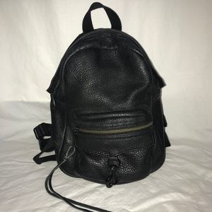 Rebecca Minkoff Mini M.A.B Black Leather Backpack